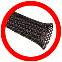 PPS-FR Flame Retardant Braided Sleeving