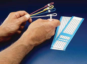 Handi Cards - Vinyl Cloth Wire Labels