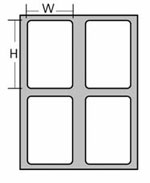 Blank Laser Labels Diagram