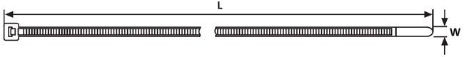 Standard Cable Tie Diagram