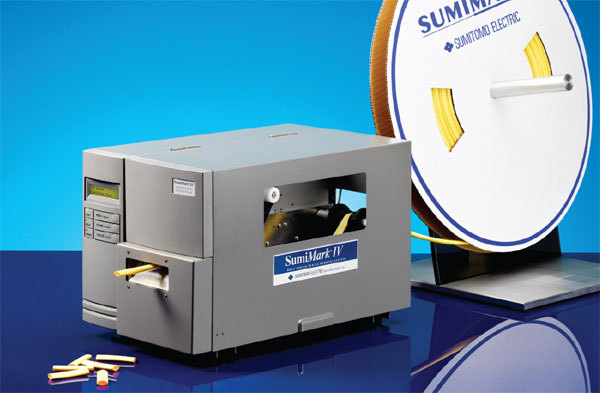 Sumimark IV Thermal Transfer Shrink Tubing Label Printing System